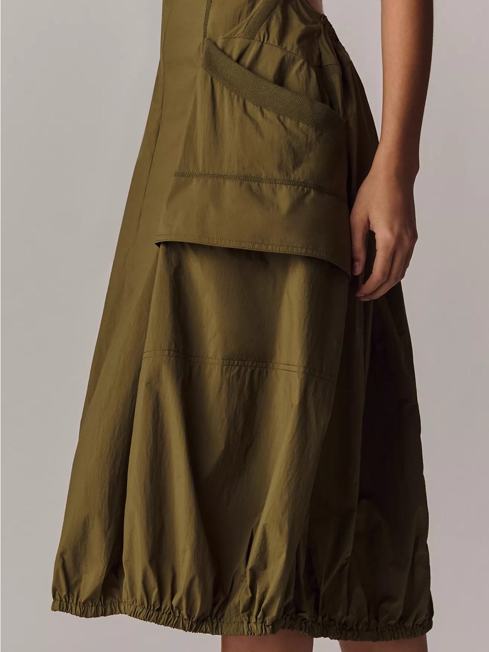 Daily Practice Fast Track Bubble Hem Midi Dress - NWT - Picture 4 of 6